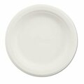 Huhtamaki Chinet, Paper Dinnerware, Plate, 6in Dia, White, 1000PK 21225